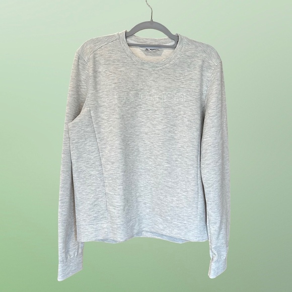 Salomon Women's Lightweight SOFT Sweatshirt Heathered Gray/White Large - Picture 8 of 9